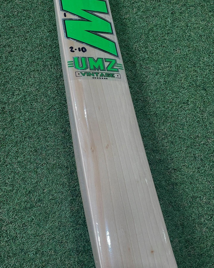 MB Malik Green Vintage 7 Star Cricket Bat English Willow
