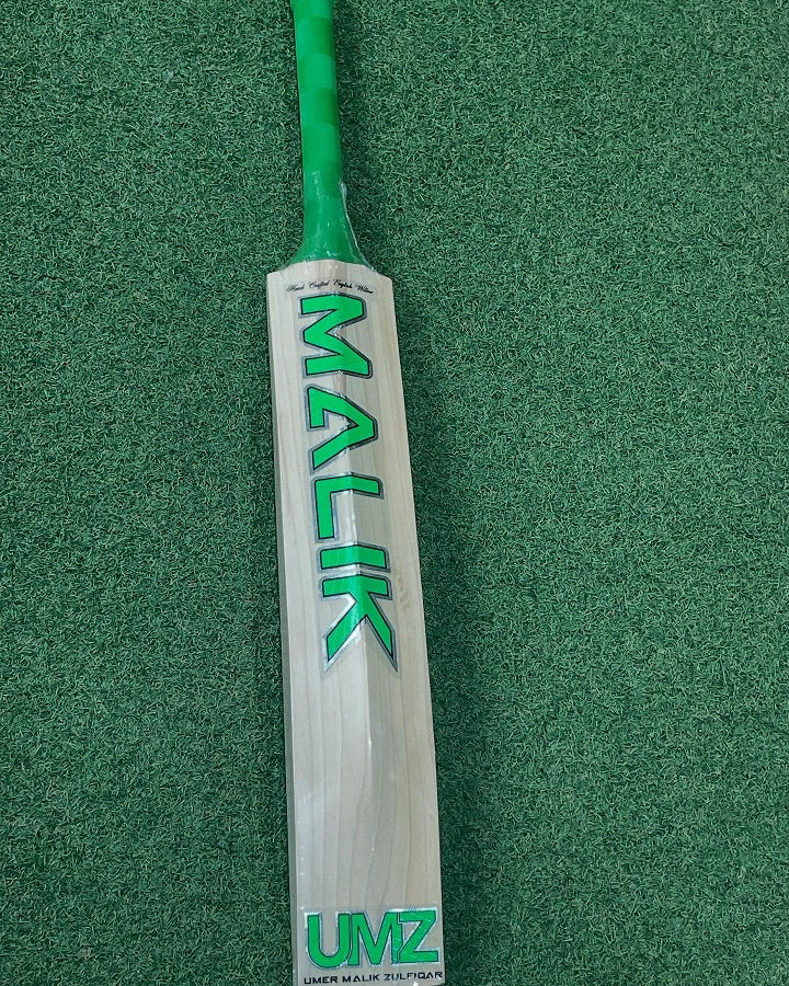MB Malik Green Vintage 7 Star Cricket Bat English Willow