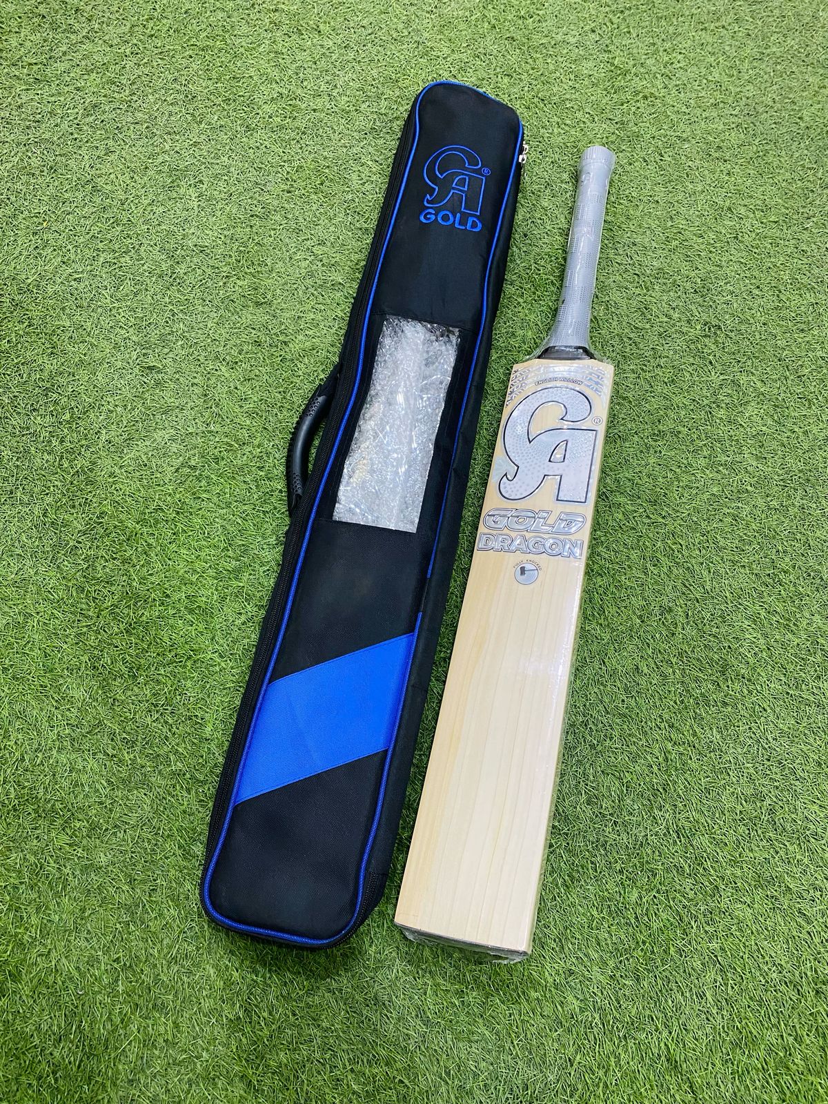 CA Gold Dragon English Willow Cricket Bat Short Handel