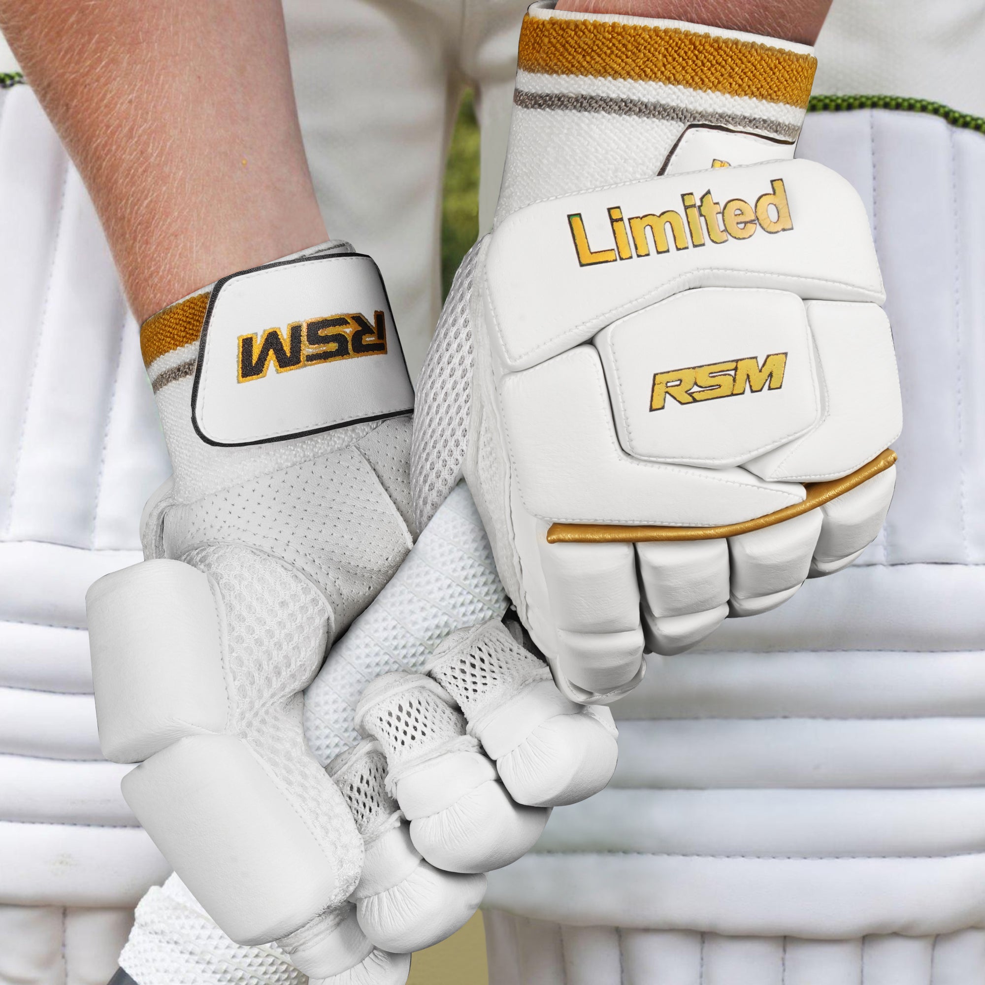 RSM Gold Limited Edition Batting Gloves Standard Size