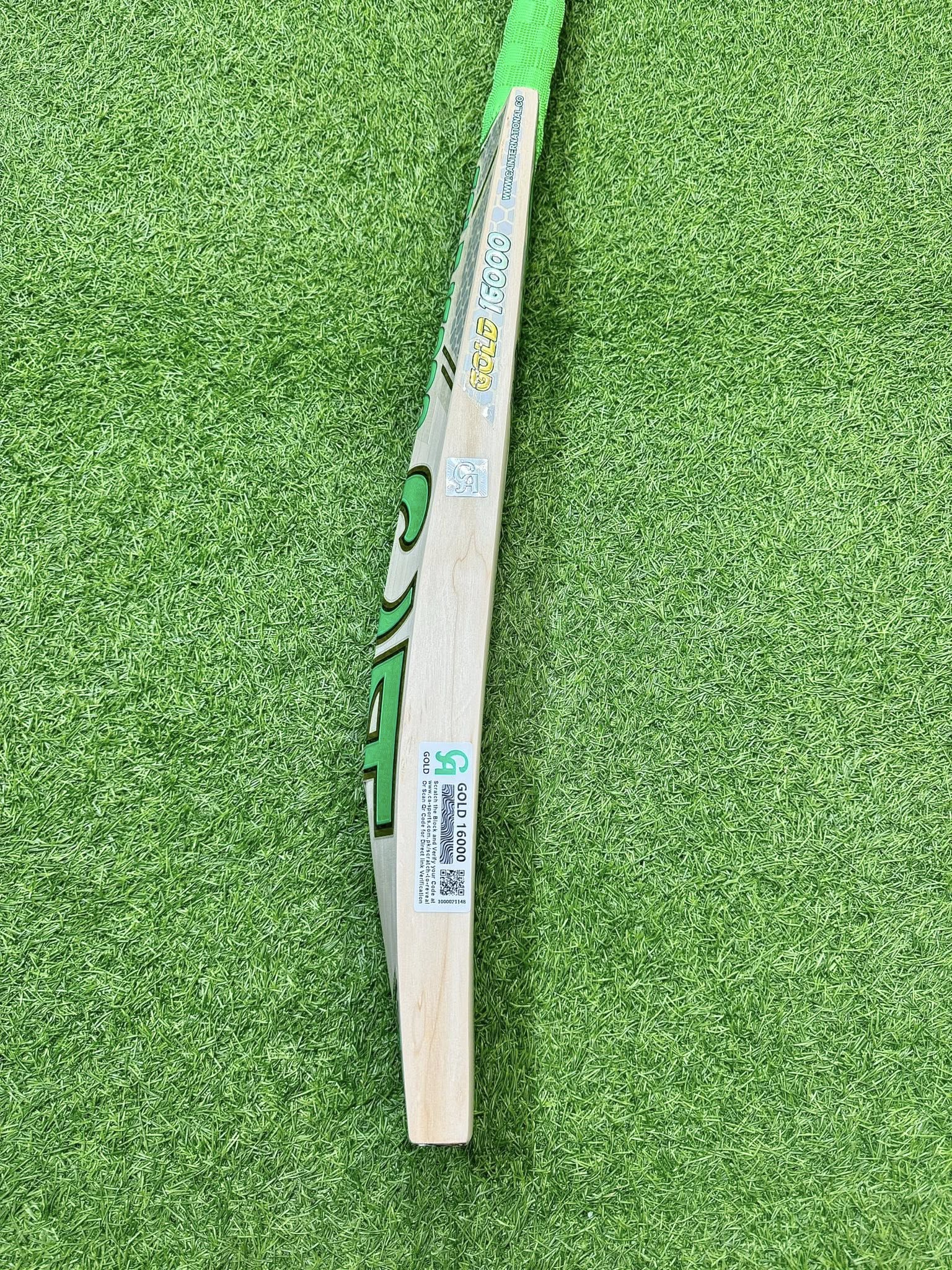 CA GOLD 16000 English Willow Bat Short Handel