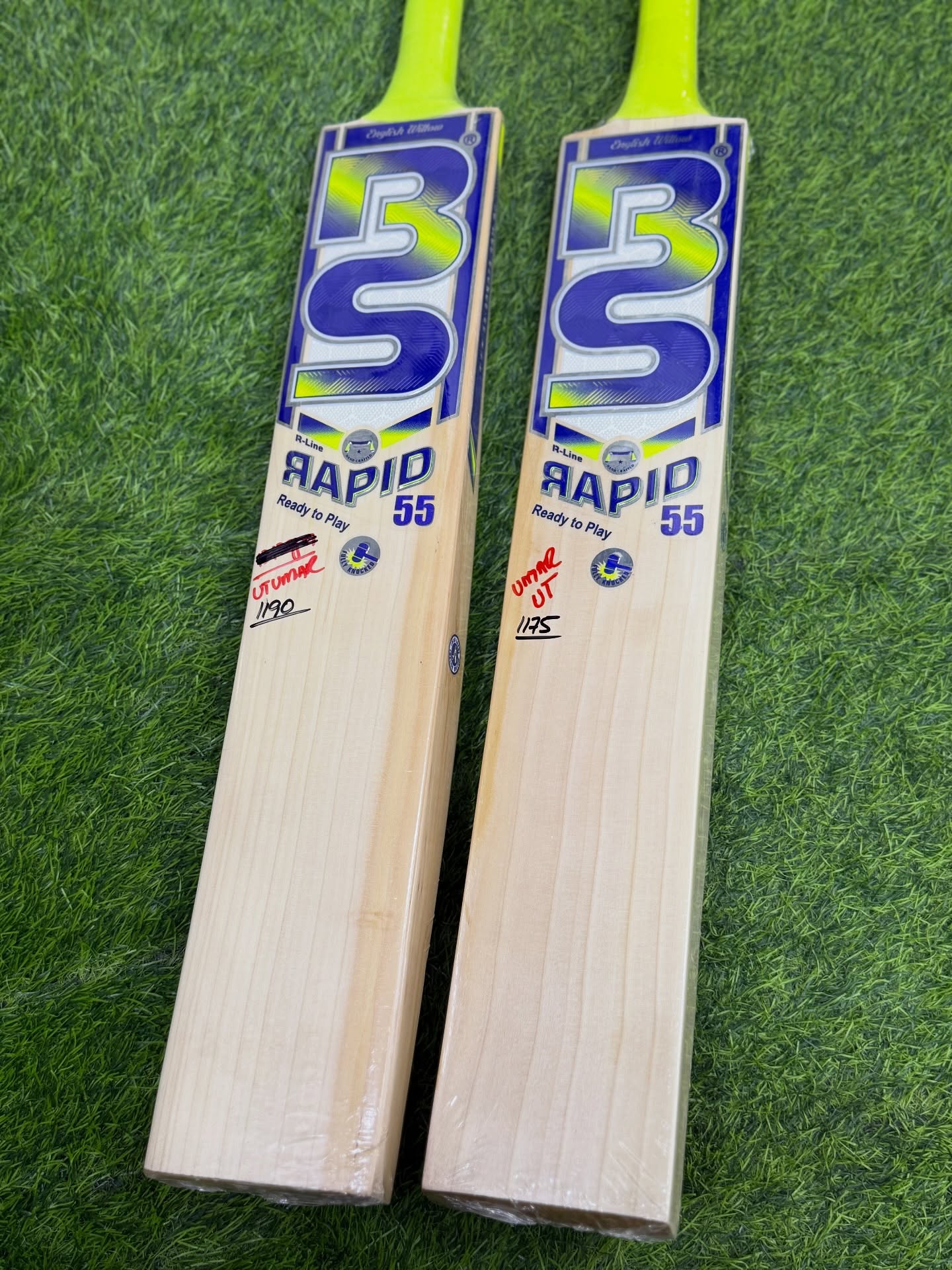 BS Rapid 55 English Willow Cricket Bat Short Handel