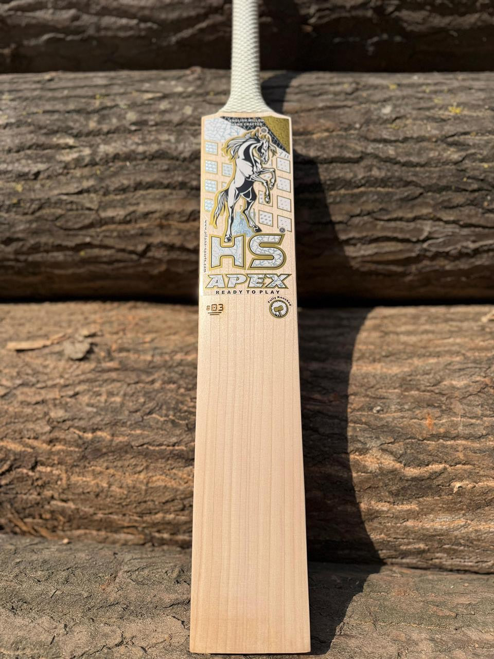 HS Apex English Willow Cricket Bat Short Handel