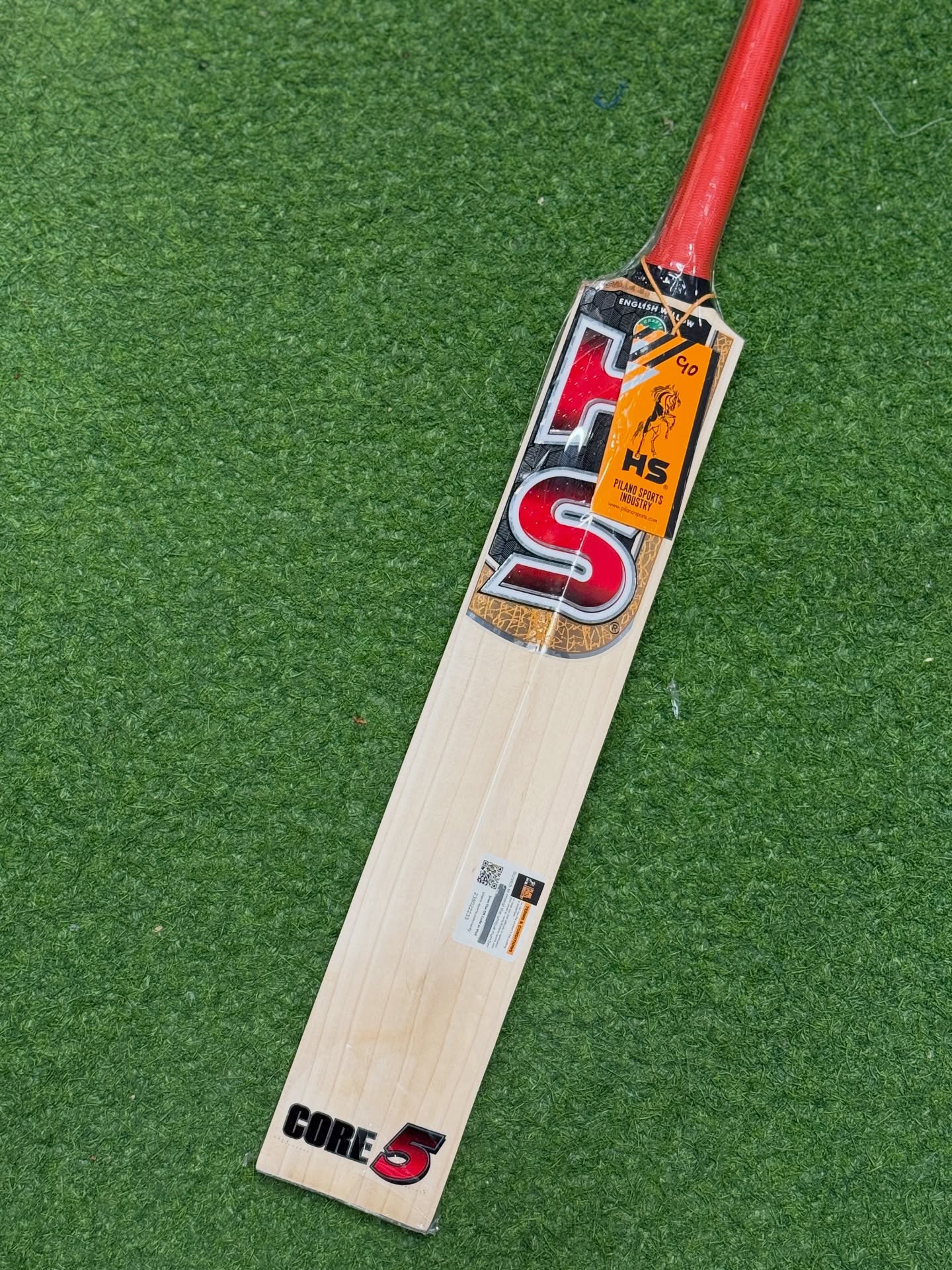 HS Core 5 English Willow Cricket Bat Short Handel