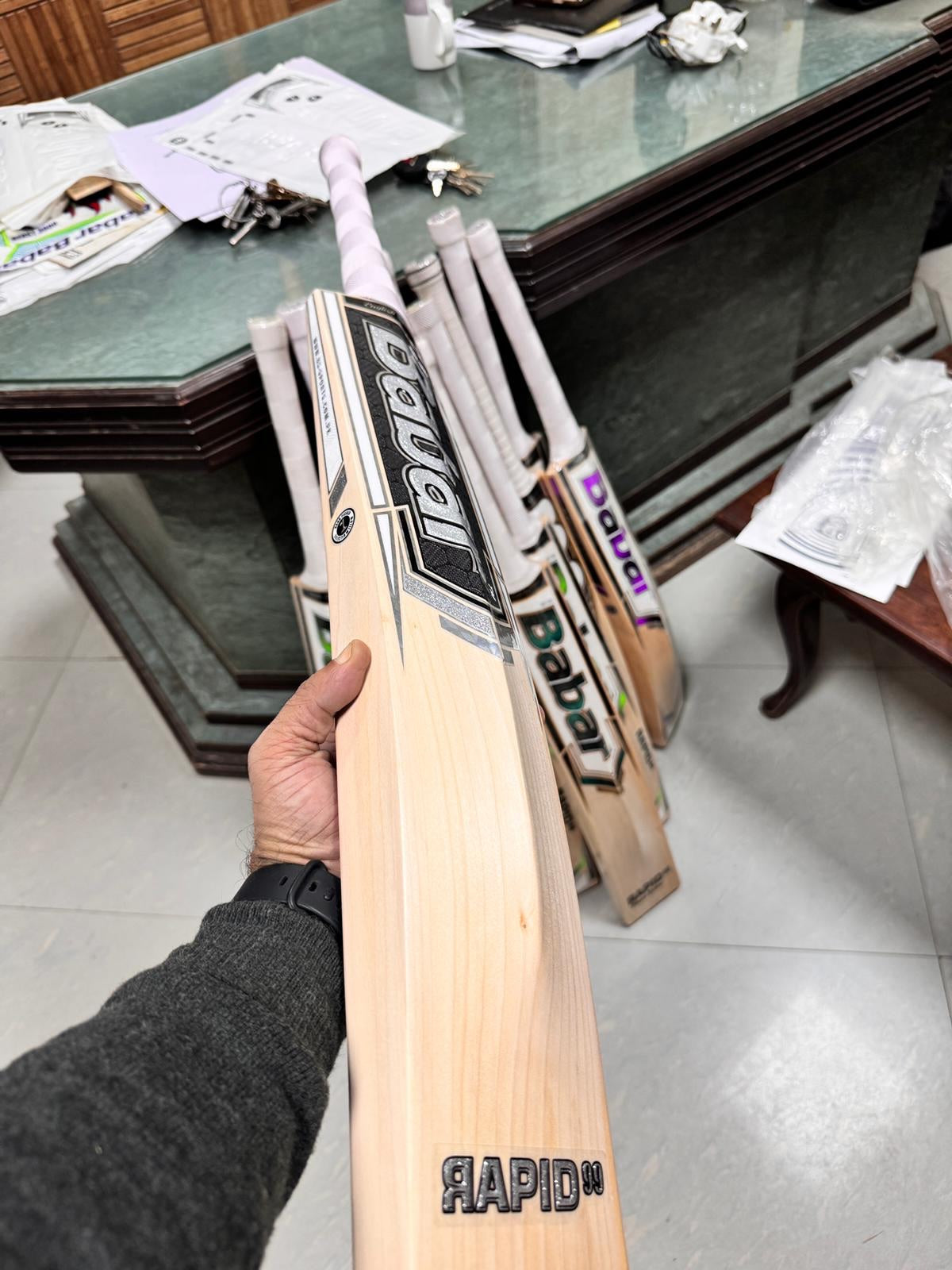 BS Rapid 99 English Willow Cricket Bat Short Handel
