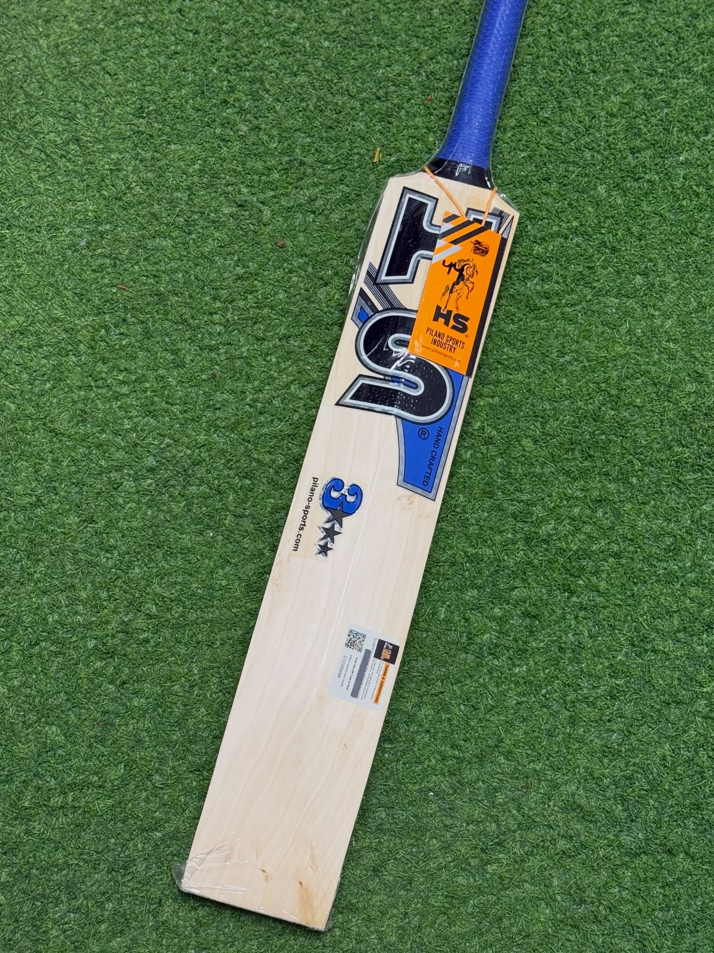 HS 3 Star English Willow Short Handel Cricket Bat