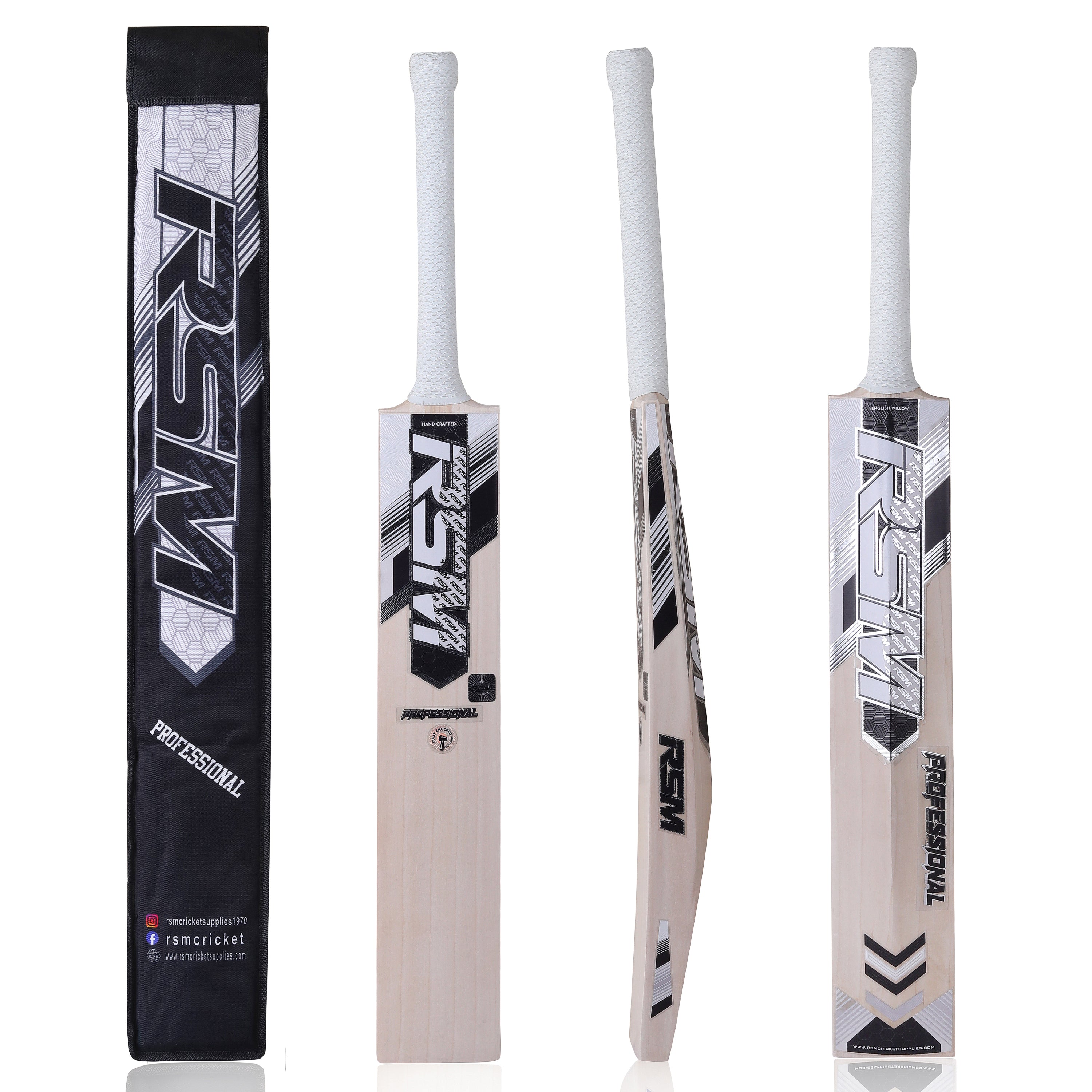 RSM PROFESSIONAL GRADE ENGLISH WILLOW CRICKET BAT