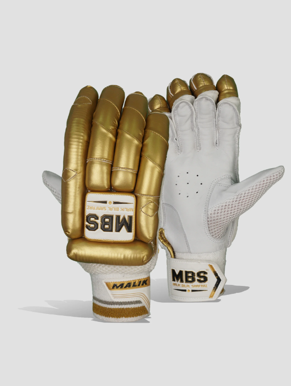 MB MALIK MBS Gold Cricket Gloves