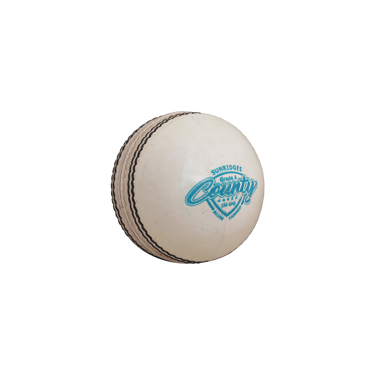 SS County White Cricket Ball Four-Piece