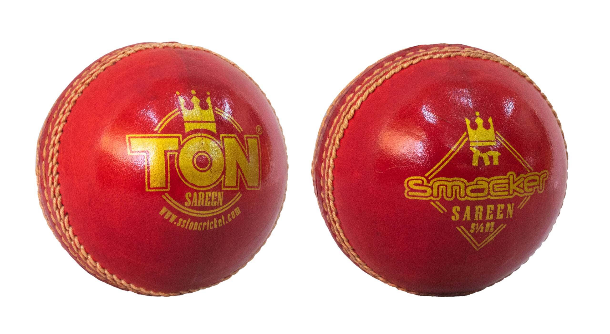 TON Smacker Cricket Leather Ball Four-Piece