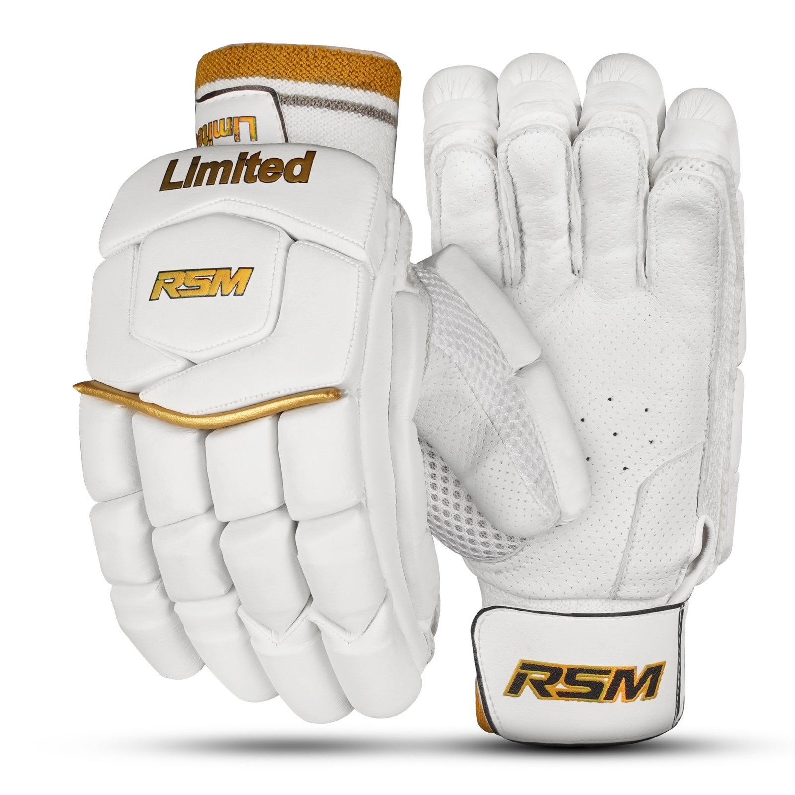 1.1.jpg RSM Gold Limited Edition Batting Gloves Standard Size - Image 2