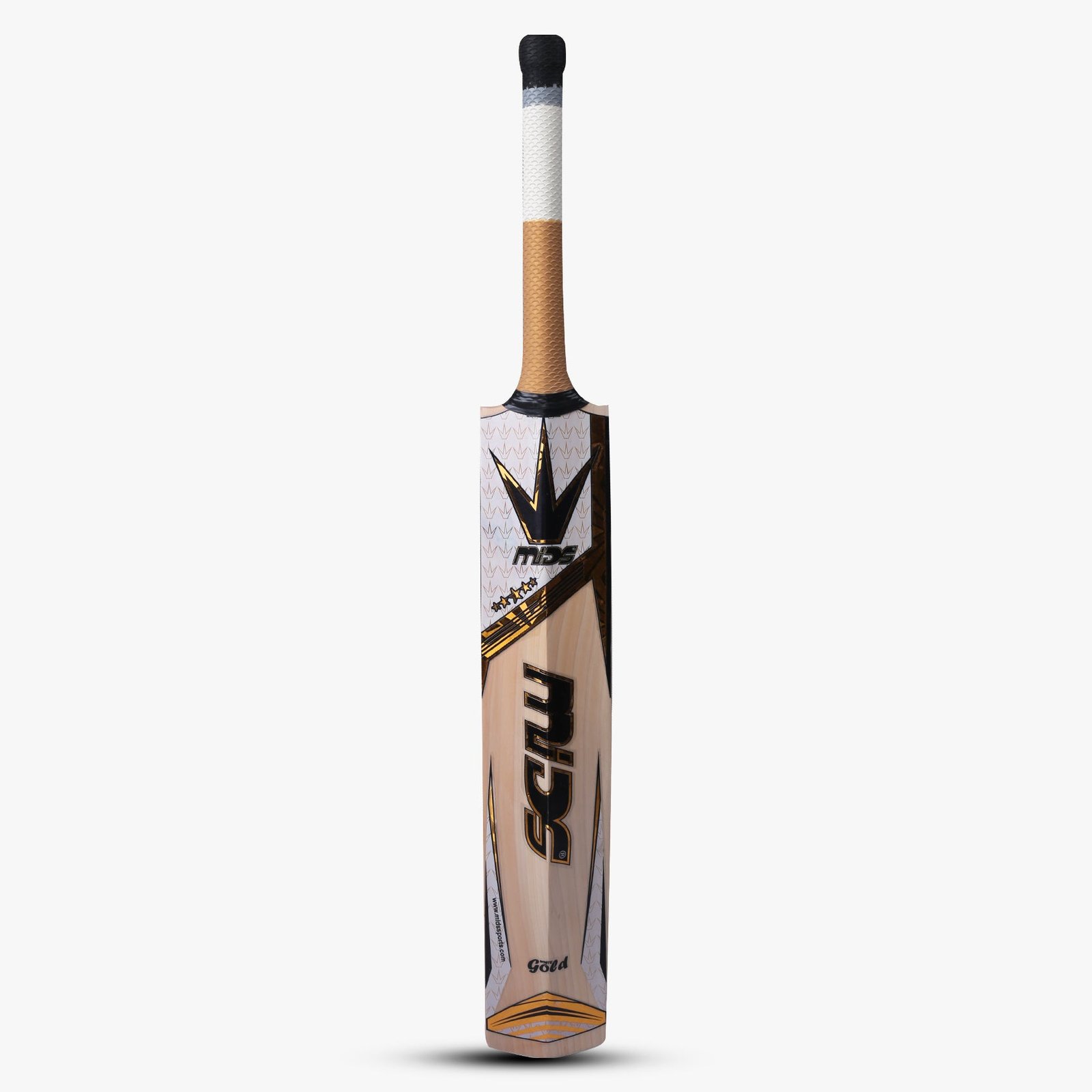 1dc5e874f4e8873b00bed15e77e0e457.jpg MIDS WHITE GOLD CRICKET BAT - Image 3