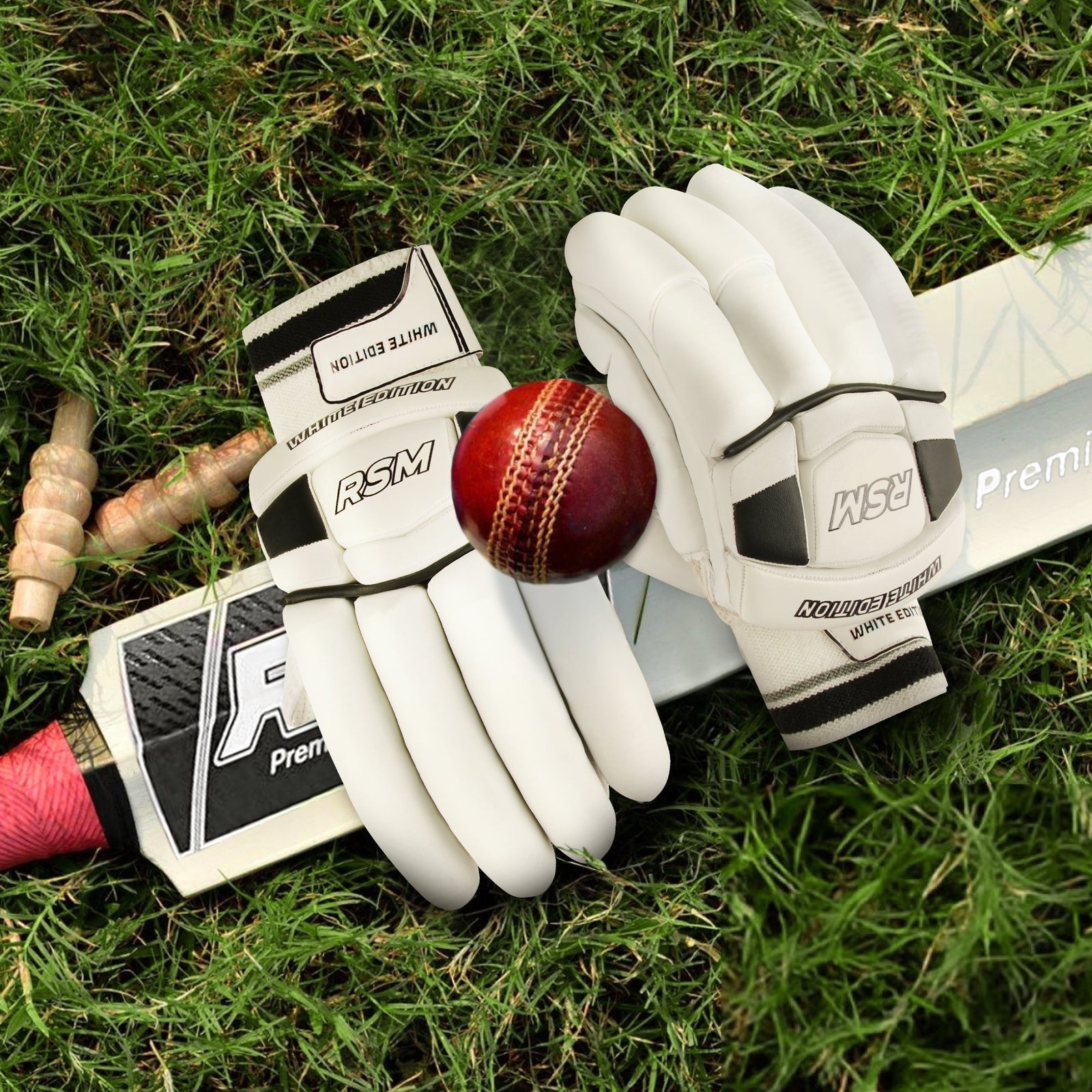 rsm white edition cricket batting gloves men size rsm white edition cricket batting gloves men size