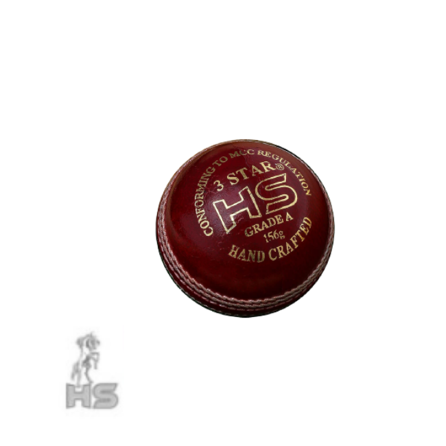 3-44_409df583-6d11-4a26-8195-399d4bc3cb2b.png HS 3 Star Cricket Ball (Red)