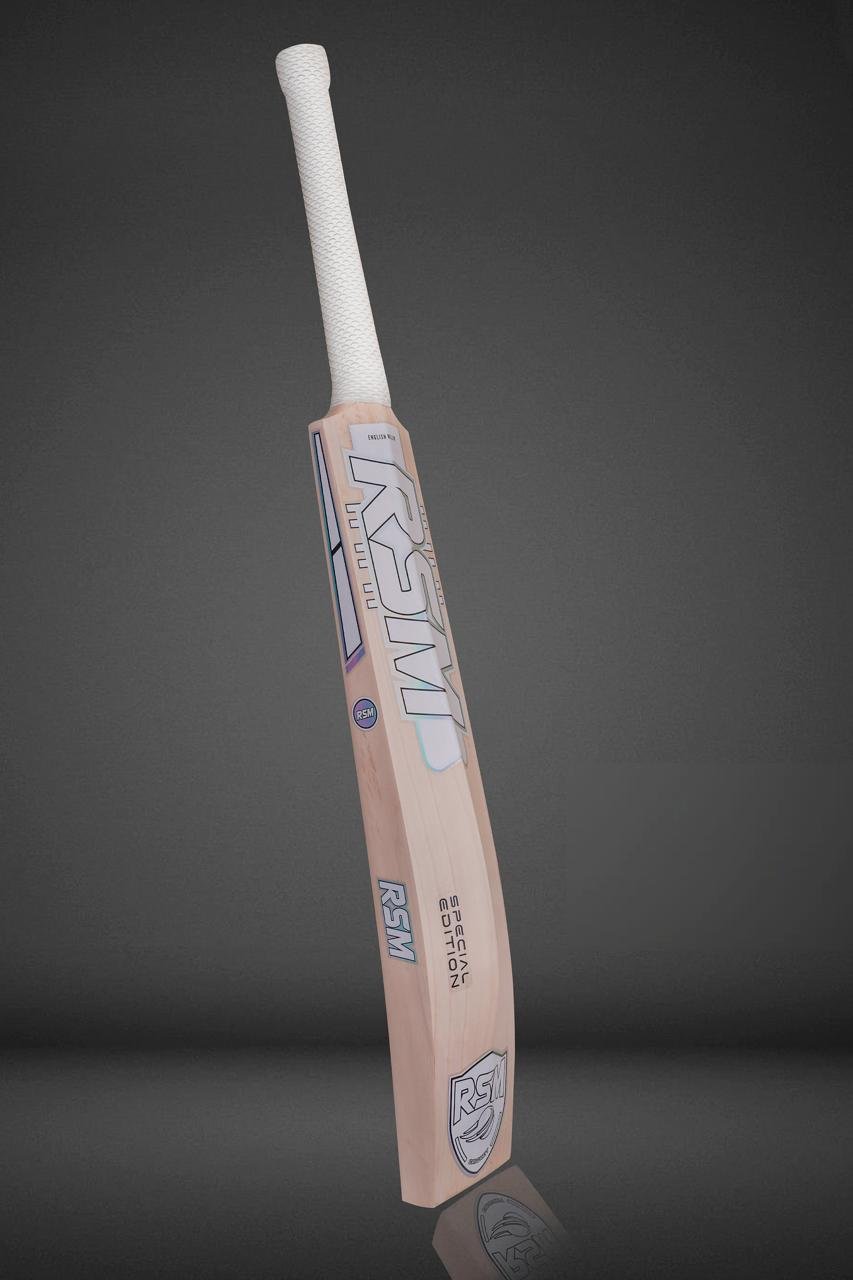 337fb5f7-3f45-4271-bfbc-fef9cefe90d3.jpg RSM SPECIAL EDITION ENGLISH WILLOW BAT SHORT HANDEL - Image 3