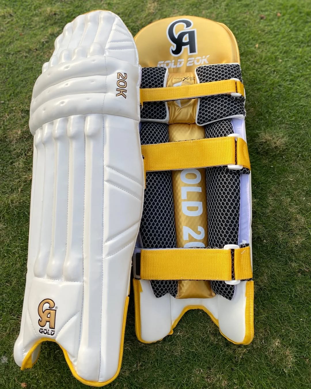 491493027_18059570894480358_3603231863441297057_n.jpg CA Gold 20K Batting Pads Light Weight - Image 4
