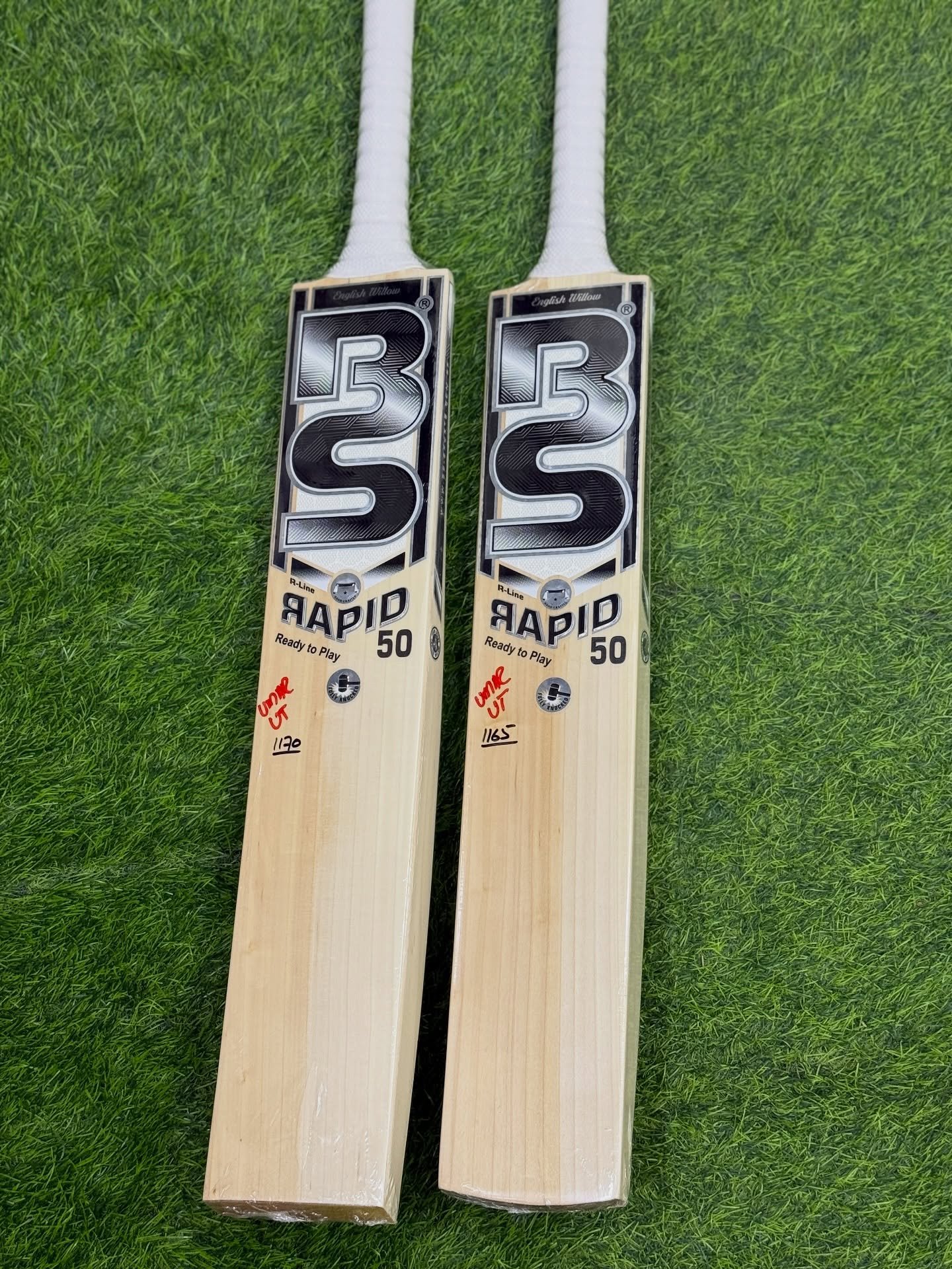 568755241_18112352524561995_1501548695389474282_n.jpg BS Rapid 50 English Willow Cricket Bat Short Handel