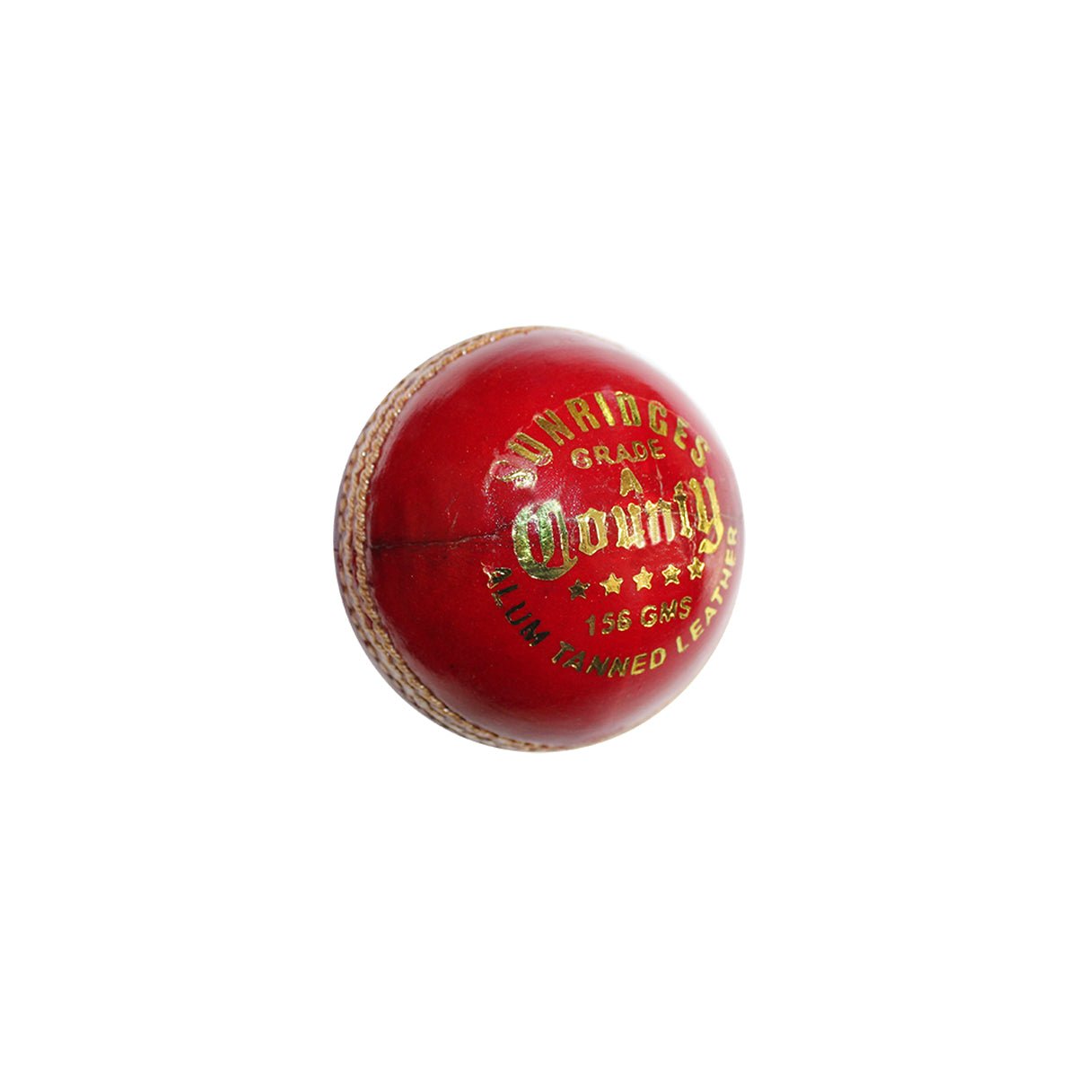 county_ball_red.jpg SS County Alum Tanned Cricket Ball Red Four-Piece