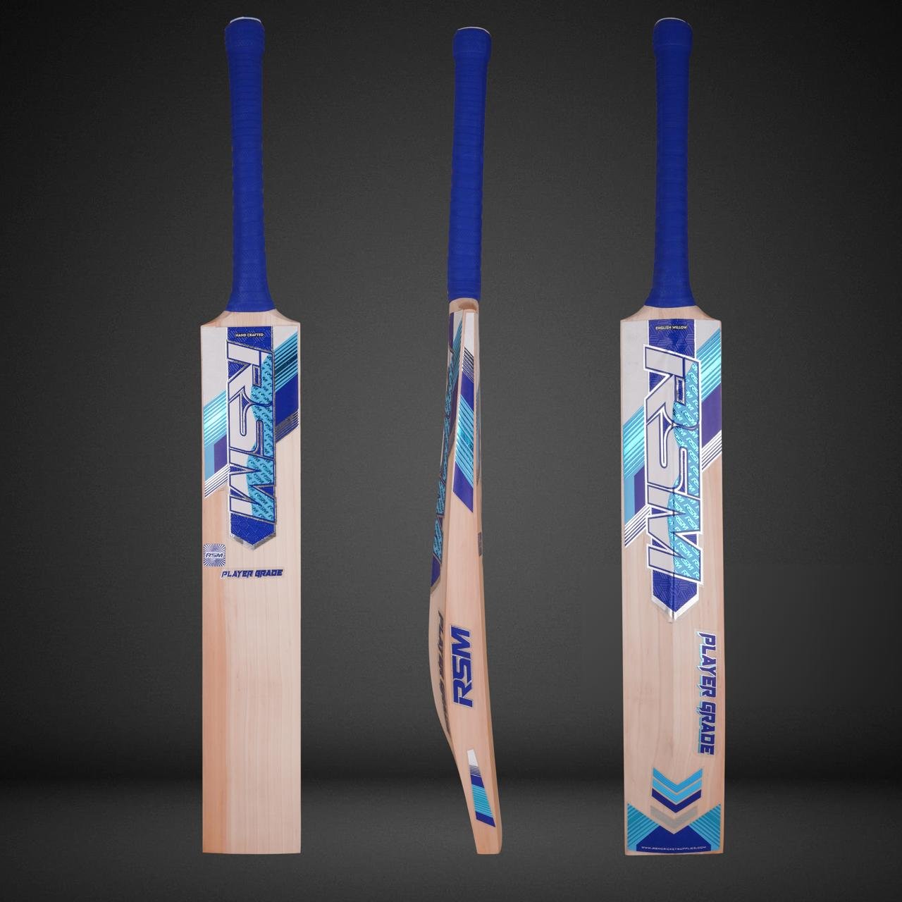 f1ff47d5-cbed-4c1e-9d25-b2bbe6ce2a32.jpg RSM PLAYER GRADE ENGLISH WILLOW SHORT HANDEL BAT